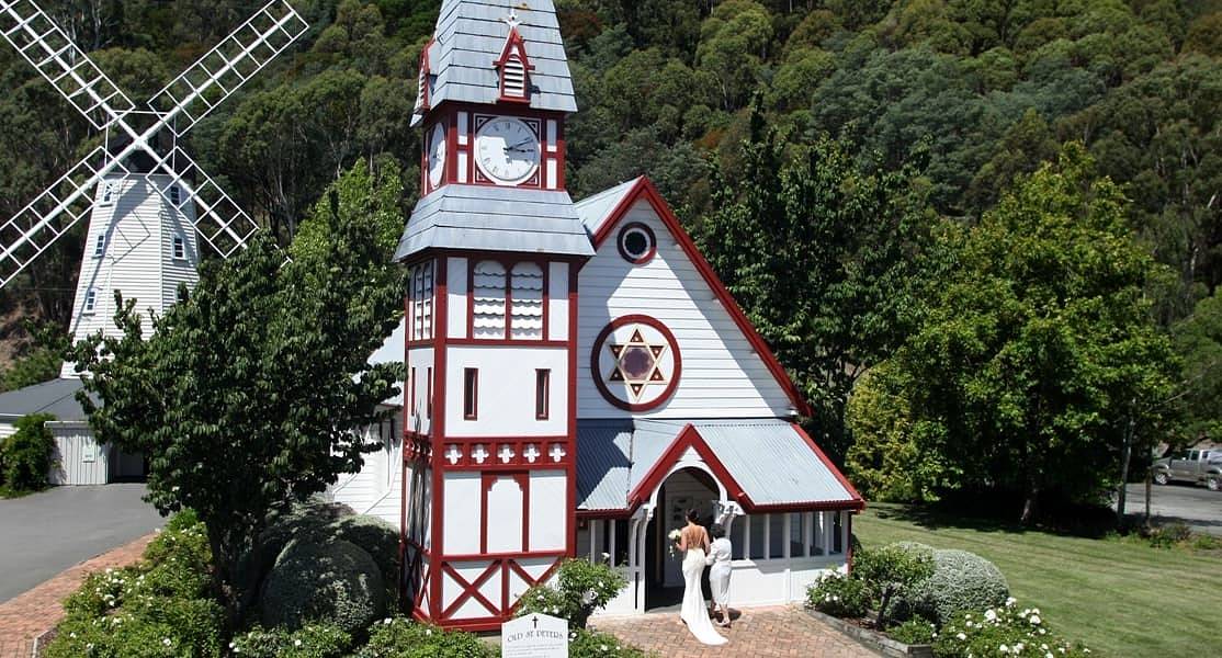 Nelson Wedding Venues: St Peter's Church at Founders Heritage Park